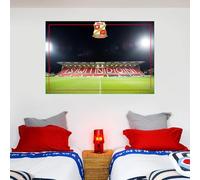 Beautiful Game Swindon Town FC Night Time Stadium Wall Sticker (60cm Width x 40cm Height)
