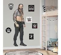 Beautiful Game WWE Wall Art - Roman Reigns Wrestler Mural + Sticker Set Vinyl Decal Kids Art (120cm Height)