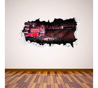 Beautiful Game WWE Wall Decal - RAW Smashed Arena Vinyl Sticker Decal Kids Mural Art Wrestling (120cm x 60cm)