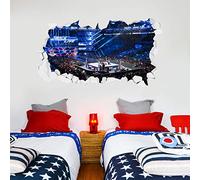 Beautiful Game WWE Wall Decal - SmackDown Smashed Arena Vinyl Sticker Decal Kids Mural Art Wrestling (90cm x 45cm)