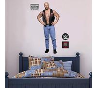 Beautiful Game WWE Wall Mural - Stone Cold Steve Austin Wrestler Decal + Sticker Set Vinyl Decal Kids Mural Art (120cm Height)