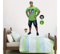 Beautiful Game WWE Wall Sticker - John Cena Wrestler Mural + Decal Set Vinyl Mural Kids Art (120cm Height)