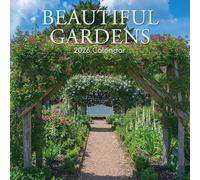 Beautiful Gardens 2026 16-Month Square Wall Calendar, Floral British Garden Photography