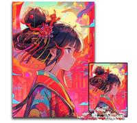 Beautiful Geisha Anime 1000 Piece Jigsaw Difficult Puzzles for Adults Fun at Home Activities Birthday Present Travel Gifts 1000 PCS(38x26cm)