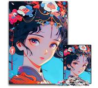Beautiful Geisha Anime Jigsaw Puzzle 1000 Pieces Jigsaw Puzzles Brain Challenge for Teenagers & Home Decor 1000 PCS(38x26cm)