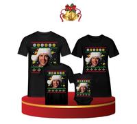 Beautiful Gift Christmas at the Griswolds Clark - Christmas Family Set Ugly Sweater T-Shirts, Men's T-shirt black, XL