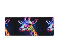 Beautiful Giraffes Printed Extra Large Mouse Pad 12x31.5in for Office, Gaming, and Learning - Durable, Comfortable, and Environmentally Friendly