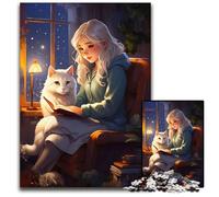 Beautiful Girl JigsawPuzzle 1000 Pieces for Adults Challenging Puzzles Educational Activity for Cognitive Skills Cognitive Skill Improvement 1000 PCS(38x26cm)