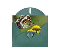 Beautiful glowing butterfly 1 Print Greeting card Blank card with envelope,Unique Designs for Festivals Invitations