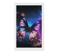 Beautiful Glowing Butterfly Diamond Painting Kits for Adults Beginners 12x20 Full Drill Diamond Art with DIY Tools Round 5d Diamonds Dots Crafts Gem Art Paint by Diamonds for Home Wall Decor Relaxin