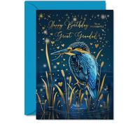 Beautiful Gold Birthday Cards for Great Grandad