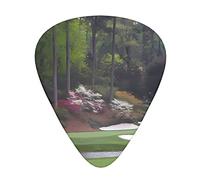 Beautiful Golf Course Guitar Plectrums Classical Triangle Bass Acoustic And Electric Guitar Plectrums For Guitarists 12 Pieces
