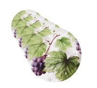 Beautiful grape leaves Car Air Fresheners Cards 4 Pcs Hanging Fragrance Scented Cards Long-Lasting Car Aromatherapy Tablets for Wardrobe Bathroom Car Interior Mirror Pendant Gifts