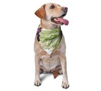 Beautiful Grape Leaves Dog Bandana Pet Scarf Accessories for Small Medium Dogs Cats Photo Prop, Triangle Pet Bandanas Adjustable Puppy Bib Washable Dog Kerchief Puppy Neckerchief