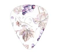 Beautiful Grape Leaves Guitar Paddle 12 Pack Guitar Picker Suitable For Bass Guitar Electric Guitar Soundtrack Guitar Yukrili