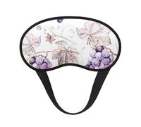 Beautiful Grape Leaves Sleeping Mask for Adults Blackout, Comfortable Eye Mask Blocking Light for Travel, Yoga