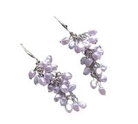 Beautiful Grape Themed Earrings Handmade Alloy Jewelry Accessories Accessory for Casual or Formal Outfits Earrings