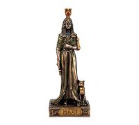 BEAUTIFUL GREEK STATUES Maat Egyptian Goddess Resin Figurines Hand Painted Bronze Miniature Statue 3.3 Inches
