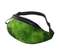 Beautiful Green Nature Printed Personalized Waist Bag, Lightweight and Versatile Crossbody Bag for Everyday and Outdoor Adventures