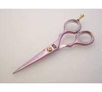 Beautiful Hairdressing Scissors for Hairdressers, Barbers and Cutting Hair at Home - 5" (13cm) Pink + Case