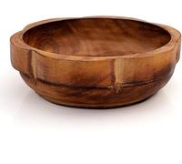 Beautiful Handmade 15x5 cms Decorative Mango Wood Snack Serving Bowl For Dry Fruits Chips Coffee Table Countertop Display Key Bowl Tableware Kitchen Living Room Home Decor Accents Dinnerware