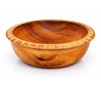 Beautiful Handmade 6x2, cms Decorative Mango Wood Snack Serving Bowl For Dry Fruits Chips Coffee Table Countertop Display Key Bowl Tableware Kitchen Living Room Home Decor Accents Dinnerware (Antique)