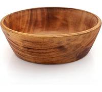 Beautiful Handmade 6x2 cms Decorative Mango Wood Snack Serving Bowl For Dry Fruits Chips Coffee Table Countertop Display Key Bowl Tableware Kitchen Living Room Home Decor Accents Dinnerware