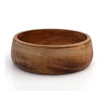 Beautiful Handmade Decorative Mango Wood Snack Serving Bowl For Dry Fruits Chips Coffee Table Countertop Display Key Bowl Tableware Kitchen Living Room Home Decor Accents Dinnerware