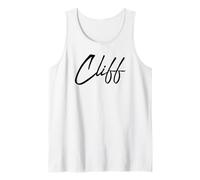 Beautiful Handwritten Font Cliff Calligraphy Tank Top