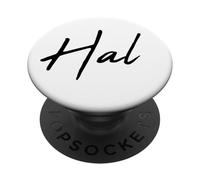 Beautiful Handwritten Font Hal Calligraphy PopSockets Adhesive PopGrip