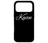 Beautiful Handwritten Font Kevin Calligraphy Case for iPhone 17 Pro Max