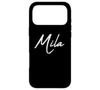 Beautiful Handwritten Font Mila Calligraphy Case for iPhone 17 Pro Max