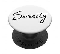 Beautiful Handwritten Font Serenity Calligraphy PopSockets Adhesive PopGrip