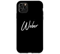 Beautiful Handwritten Font Weber Calligraphy Case for iPhone 11 Pro Max