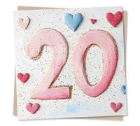 Beautiful Happy 20th Year Anniversary Card For a Wonderful Partner - Still The Best Decision I Ever Made - Heart, Heartfelt - 20, Twenty, Twentieth - For Your Partner, Sweetheart, Darling, Loved One