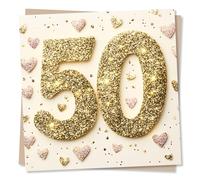 Beautiful Happy 50th Year Anniversary Card For a Wonderful Partner - Still The Best Decision I Ever Made - Heart, Heartfelt - 50, Fifty, Fiftieth - For Your Partner, Sweetheart, Darling, Loved One