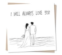 Beautiful Happy Anniversary Card For Your Special Someone - I Will Always Love You - Love, Romance, Heartfelt - For Your Other Half, Husband, Wife