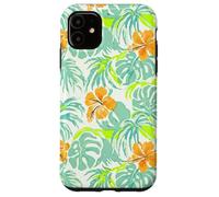 Beautiful Hawaiian Islands hibiscus vintage pattern wedding Case for iPhone 11