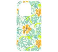 Beautiful Hawaiian Islands hibiscus vintage pattern wedding Case for iPhone 15 Pro