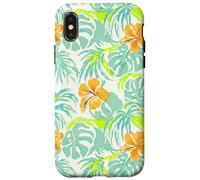 Beautiful Hawaiian Islands hibiscus vintage pattern wedding Case for iPhone X/XS