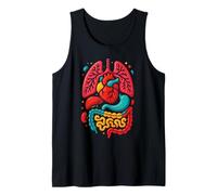 Beautiful Heart Organ Human Body Anatomy Tank Top