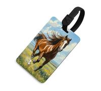 Beautiful Horse Pattern Luggage Tags Travel ID Tags Suitcase Tag Name Tag Baggage Identifier Labels