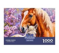 Beautiful Horses 1000 Piece Educational Games Challenge Creativity & Gift Giving Easy Jigsaw Home Decoration Birthday Gifts 70x50cm/1000pcs
