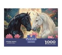 Beautiful Horses 1000 Piece Educational Games Fun Challenges Creativity & Gift Giving Easy Jigsaw Home Decoration Birthday Gifts 70x50cm/1000pcs