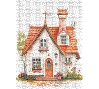 Beautiful House Jigsaw Puzzle 6000 Piece, Puzzles for Adults 6000, The Impossible Challenge, Jigsaw Puzzle Games Classic Educational, Wooden Puzzles, for Home Wall Decoration Gift FNKL1-302