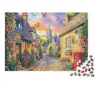 Beautiful Houses House Educational Puzzle Game Suitable for Home Decoration Relatively Difficult 1000pcs (75x50cm)