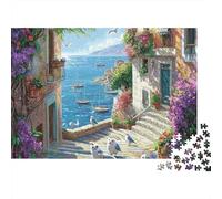 Beautiful Houses House Educational Puzzle Game Suitable for Home Decoration Relatively Difficult 500pcs (52x38cm)