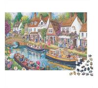 Beautiful Houses House Fun Educational Game Suitable for All The Family High Difficulty But Not Boring 500pcs (52x38cm)