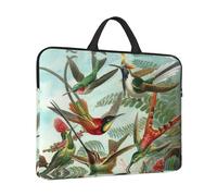 Beautiful Hummingbirds Print Protective 14 Inch Laptop Case,Laptop Sleeve With Handle Compatible,Carrying Computer Bag