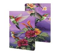 Beautiful Hummingbirds Printed Tablet Cases Compatible with iPad Series Slim Trifold Stand Protective Cover